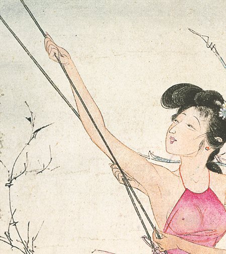 榆社-胡也佛的仕女画和最知名的金瓶梅秘戏图